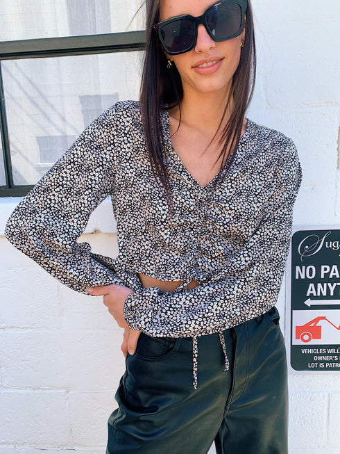 The Garden Party Top // Black